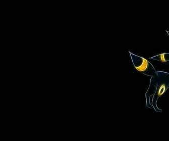 Pokemon Umbreon Black Background Wallpaper Art HD