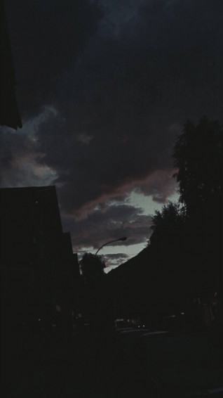 Of A Dim Sky Dark Grunge Aesthetic Wallpaper