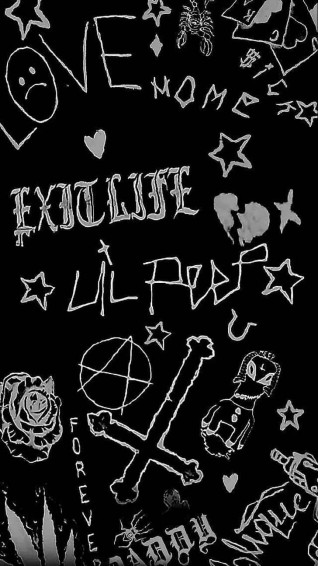 Lil Peep Logo Wallpaper