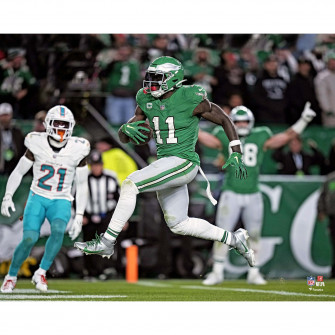 A J Brown Philadelphia Eagles Unsigned Kelly Green Jersey