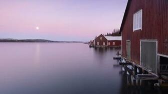 Red Sweden Wallpaper Wallpoper