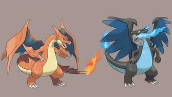 Charizard And Mega 5k Retina Ultra HD Wallpaper