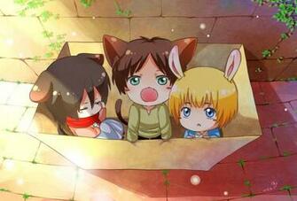 Attack On Titan Chibi Wallpaper HD Background Pictures