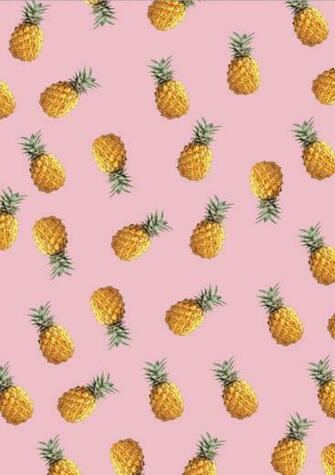 iPhone Pink Wallpaper Pineapple