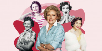 A Smiling Betty White Wallpaper