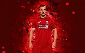 Wallpaper Xherdan Shaqiri 4k Liverpool Abstract Art