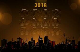 Calendar With A Cityscape 5k Retina Ultra HD
