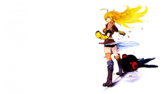 Blonde Boots Purple Rwby So Bin White Yang HD