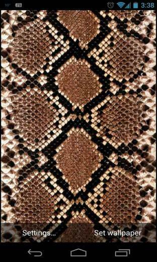 Snake Skin Live Wallpaper Android