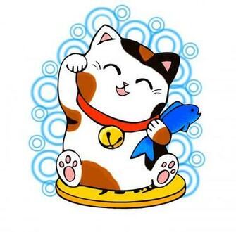 Maneki Neko Kucing Keberuntungan Lucky Cat