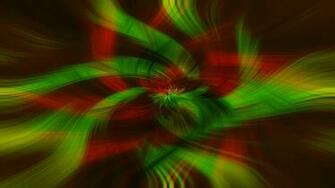 Red And Green Shaped Lines HD Wallpaper