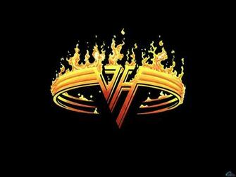 Wallpaper Black Fire Van Halen Hard Rock Group