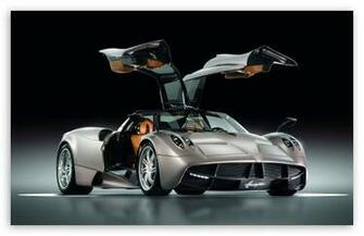 Pagani Huayra Gunmetal Front Side HD Wallpaper For Standard