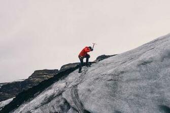 Wallpaper Mountain Climber Overcome HD Widescreen