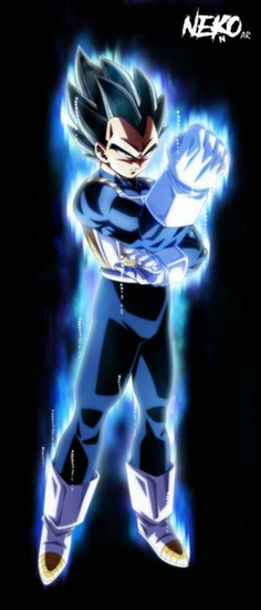 Ultra Instinct Vegeta W Aura By Nekoar