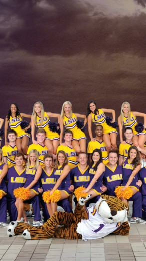 Lsu Cheerleaders iPhone Wallpaper