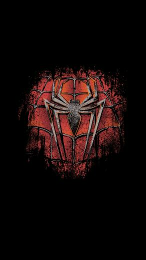 Spiderman Logo Minimal Artwork Wallpaper Android