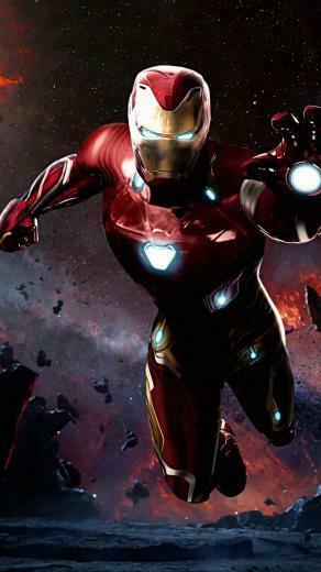Iron Man iPhone Wallpaper Top Background