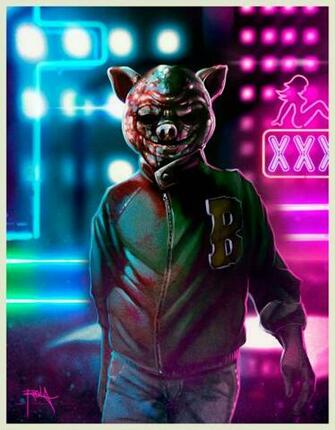 Jacket Hotline Miami By Gerky Art
