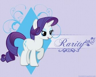 Mlp Fim Rarity Desktop Wallpaper By Tranquilliatis