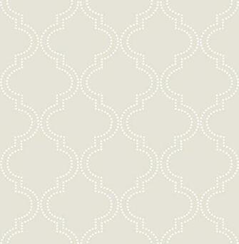 About Wall Pops Nu1425 Taupe Quatrefoil Peel And Stick Wallpaper