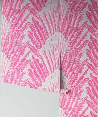 Feather Palm Wallpaper Big Bold Leaf Milton King