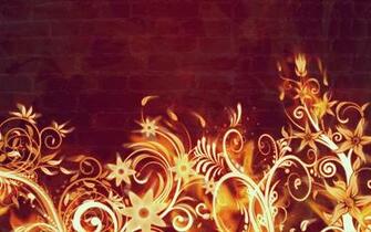 Fire Flowers Wallpaper HD Pictures Live Hq