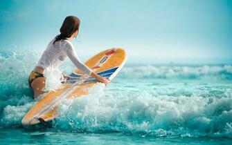 Surfer Girl HD Wallpaper New