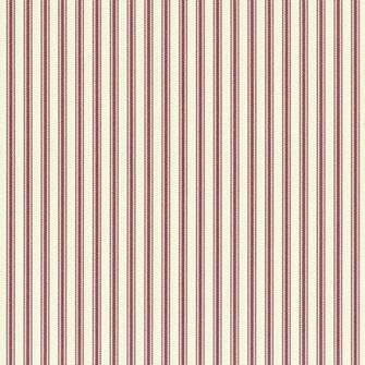 Ticking Stripe Wallpaper Peony Ian Mankin