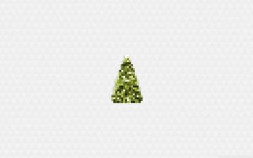 Merry Christmas Tree Daylight Ultra HD Desktop Background