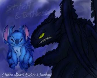 Stitch And Toothless By Mickeymonster