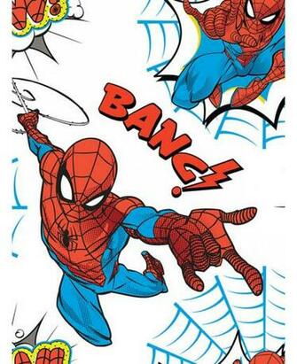 Spiderman Pow Wallpaper White Multi Graham Brown