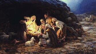 The Birth Of Christ Digital Painting Jesus Christmas