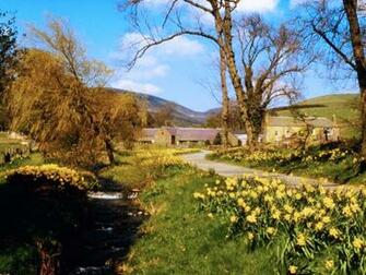 Landscape Wallpaper Country Home