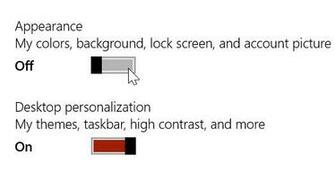 Background Colors Lock Screen And Account Picture From Syncing