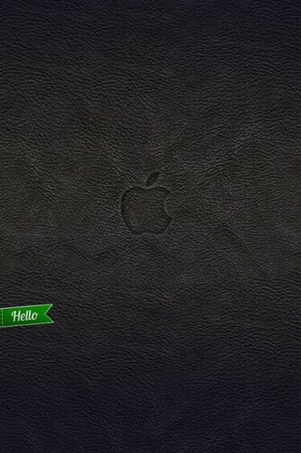 For Leather Lovers A Great Imprint Of Apple On The Surface