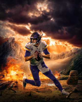 Kirk Cousins Design R Minnesotavikings