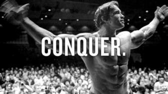 Arnold Schwarzenegger Conquer Wallpaper Workout