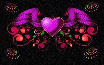 Heart With Wings Wallpaper
