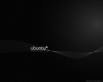 Ubuntu Black Wallpaper