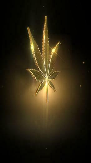 Medical Marijuana Live Wallpaper A Stunning 3d Golden