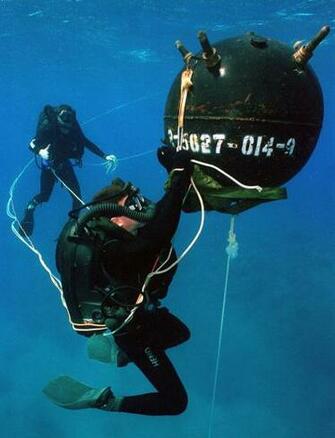 The Naval Mine Disposal School And Bomb