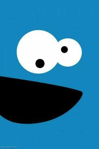 Cookie Monster Pixels Wallpaper Tagged Cute Fun Black