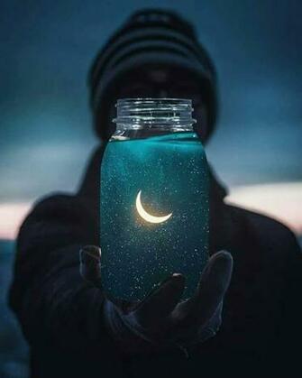 Moon In The Jar Trending Screen Wallpaper iPhone