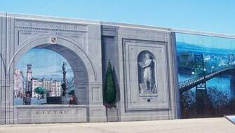 Portsmouth Ohio Flood Wall Murals For