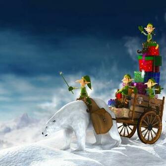 Christmas Elf iPad Wallpaper iPhone