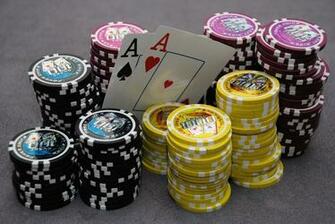 Poker Wallpaper Aa And Chips Granada
