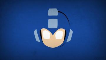 Minimalism Simple Background Video Games Mega Man Wallpaper HD