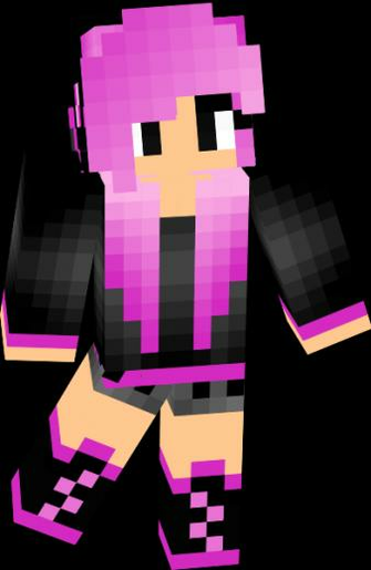 cool minecraft girl skins with animations