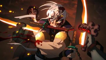 Tanjiro Kamado Tengen Uzui Vs Gyutaro 8k Ultra HD Wallpaper